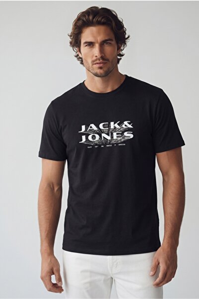 Jack & Jones Jcofusıon Jj Branding majica kratkih rukava sa okruglim izrezom,...