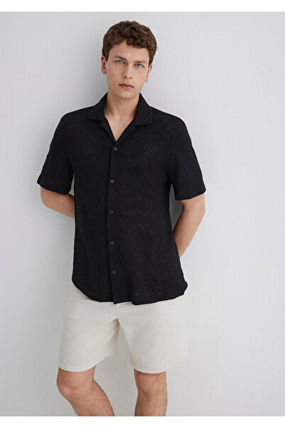 Mavi Black Shirt Loose Fit / Loose Relaxed Fit 0211598-71379
