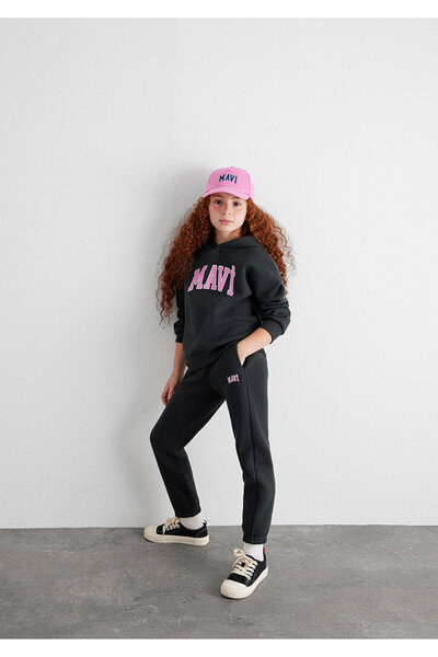 Mavi Logo Printed Black Sweatpants 7010000 -70087