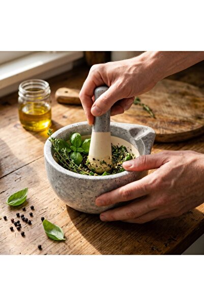 Excellent Houseware Mortar and pestle, 330 ml, Excellent Houseware, ceramic, ...