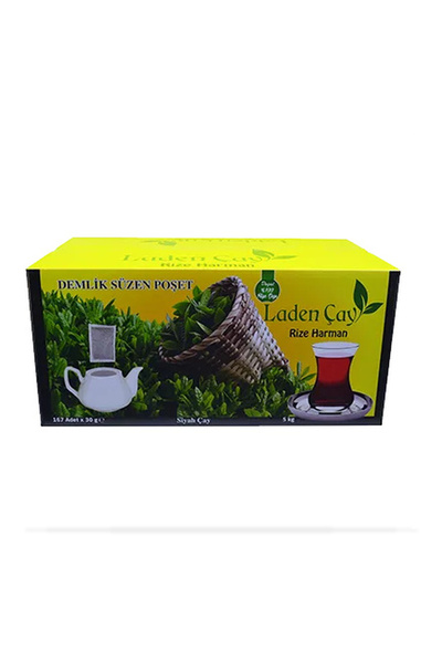 Neşe Çay Laden Yumuşak İçimli Demlik Poşet Çay 30 g x 5 kg Koli