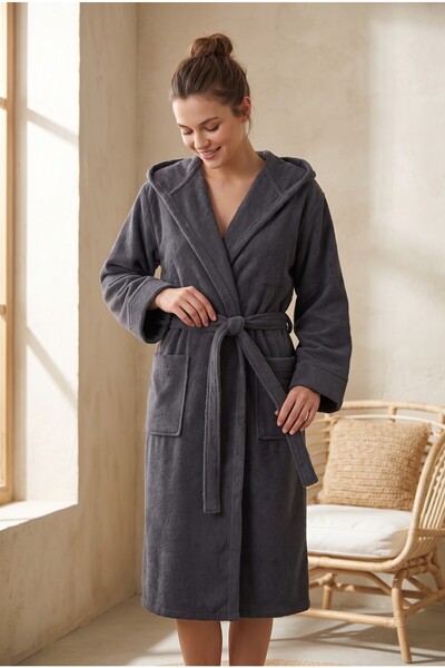 My Catherine Gonca Premium 100% Hooded Bathrobe | High Water Absorbency And Luxury Comfort | Quick Drying