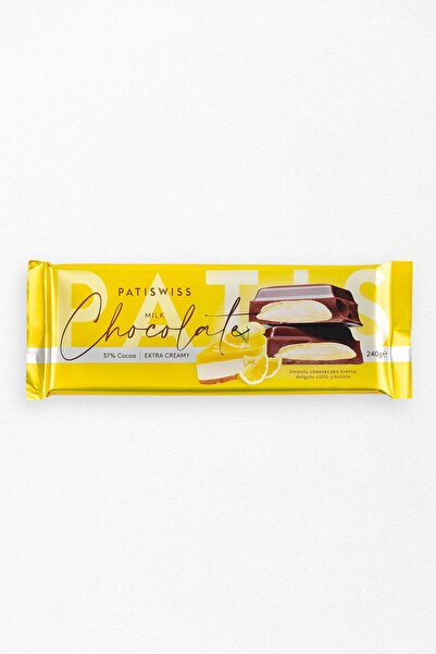 Patiswiss Limonlu Krema Dolgulu Sütlü Çikolata, 240G