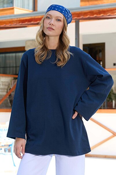Fulla Moda Fullamodest Basic Geniş Kol Tunik