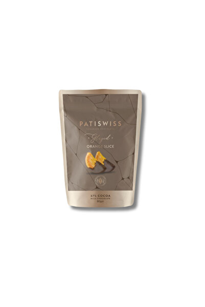 Patiswiss Glazed Sütlü Çikolatalı Portakal Dilimi, 80G