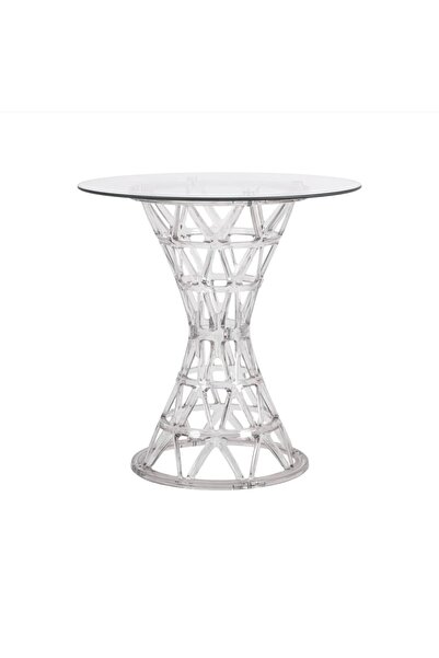 regnum plastik Eiffel Q70 Camlı Şeffaf Cafe Restoran Bahçe Masası