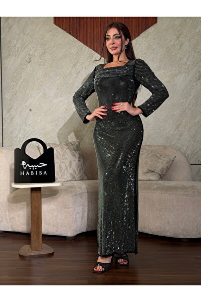 Habiba 🖤 فستان "هيبة الماس الأسود"