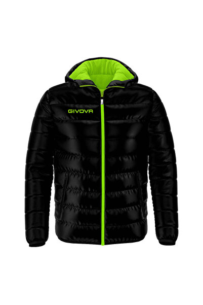 Givova Geaca Olanda, Negru/ verde fluo, M