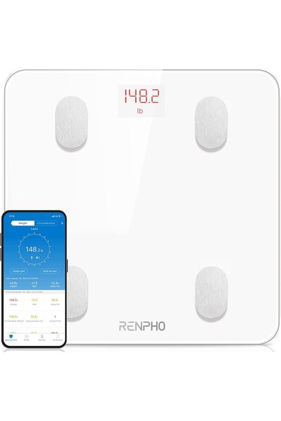 RENPHO Cantar de baie Smart 26M, Maxim 180Kg, 13 masuratori, BMI, BMR IMC, Bl...