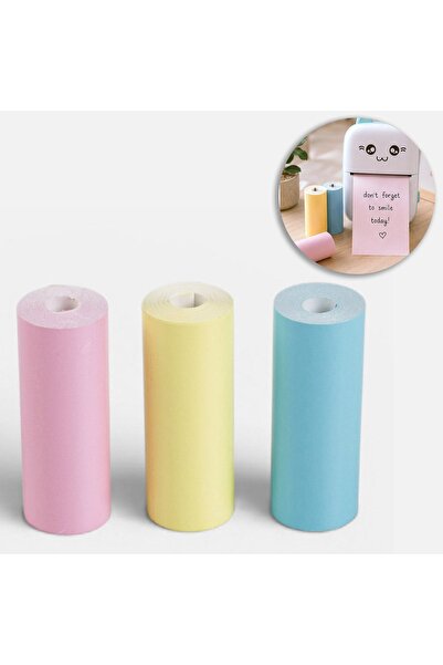 OEM Rezerve Hartie Rola Colorata pentru Imprimimanta Mini 4mx5.5cm - 3buc