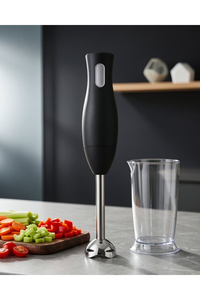 Kaliteyi Bul El Blenderı Paslanmaz Çelik Ayaklı Ergonomik Tasarım