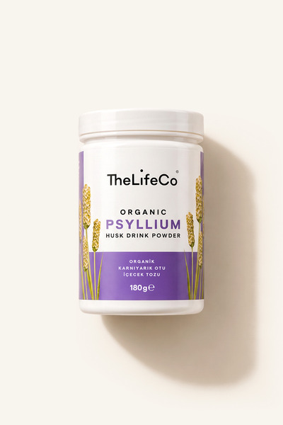 TheLifeCo Organik Psyllium Karnıyarık Otu Tozu 180 G