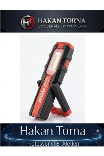 Rico Şarjlı Mıknatıslı Led Lamba Işıldak Fener Kamp Lambası 013-RC0043 600 lümen