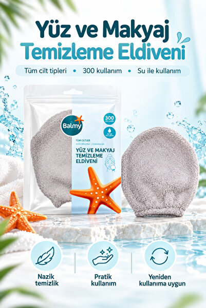 Vlamor Premium Face and Makeup Removal Glove, Durable for up to 300 Uses