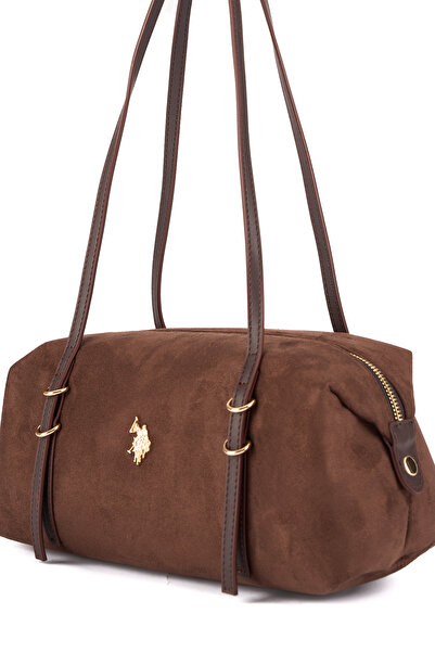 U.S. Polo Assn. Brown Women's Shoulder Bag Us26311 Online Exclusive