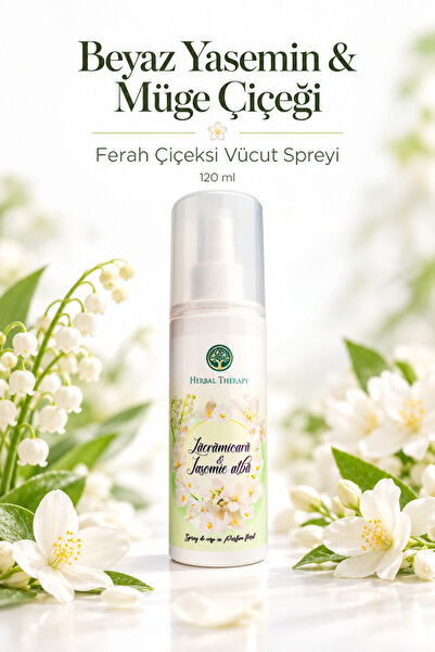 Herbal Therapy Beyaz Yasemin ve Müge Çiçeği Vücut Spreyi 120 ml – Floral Body...