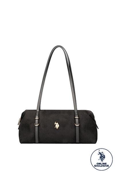 U.S. Polo Assn. حقيبة كتف نسائية سوداء US26311