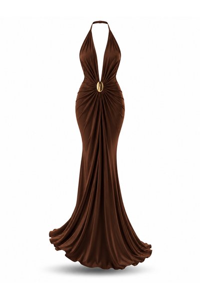 Generic Brand Lisma Accessorized Long Dress