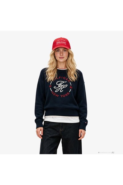 Tommy Hilfiger Rwb Nautical C-Nk Swtr