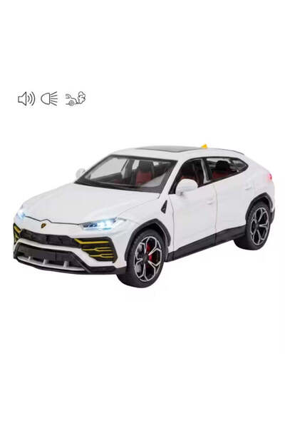 DrKala Lamborghini Urus Model auto metalic la scară 1:24, Lumini și sunete, U...