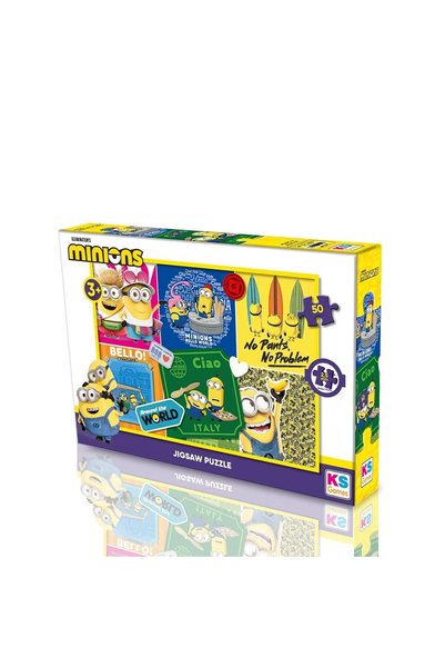 Ks Puzzle Mo 709 Minions 50 Piece Licensed Puzzle