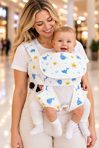 Cozibo BabyFlex Ergonomik Bebek Kanguru 0-36 Ay 0-15 Kg Ayarlanabilir Bel ve ...
