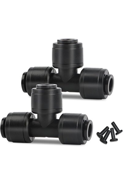 Generic Kalolary 30 PCS Quick Connect 1/4" Drip Irrigation Tee Fitting, Unive...