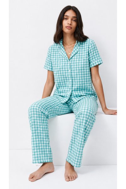 Norcia Sports Standard Size Elasticated Aqua Green Pajama Set