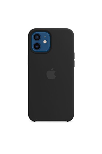 Apple iPhone 12 Mini Μαύρη Θήκη Σιλικόνης
