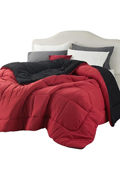 Generic Comforter Duvet Insert - All Season Quilted Comforter Box Stitched Do...