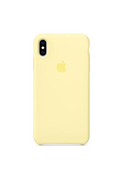 Apple iPhone X/XS Κίτρινο Ανοιχτό Θήκη Σιλικόνης