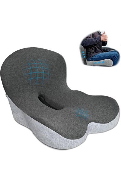 Generic Memory Foam Seat Cushion,Car Seat Cushion with Lumbar Support for Bac...