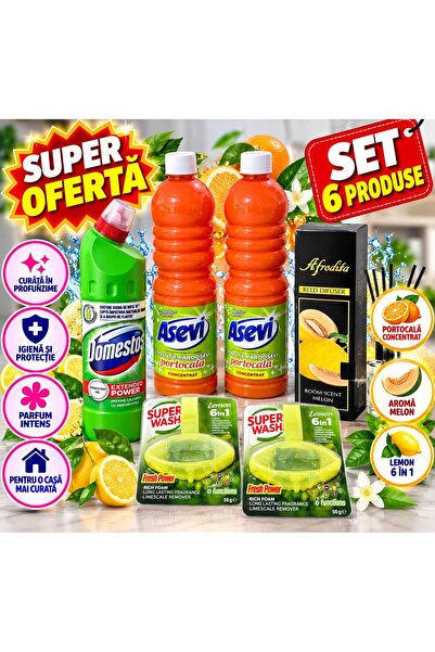 ASEVI Πακέτο Προσφοράς Οικιακού Καθαρισμού – Domestos Extended Power + 2 x Κα...