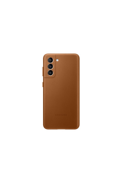 Samsung Δερμάτινη Θήκη Galaxy S21 Καφέ