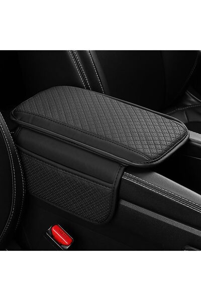 Generic Upgraded Car Center Console Cover – Universal Microfiber Leather Armr...