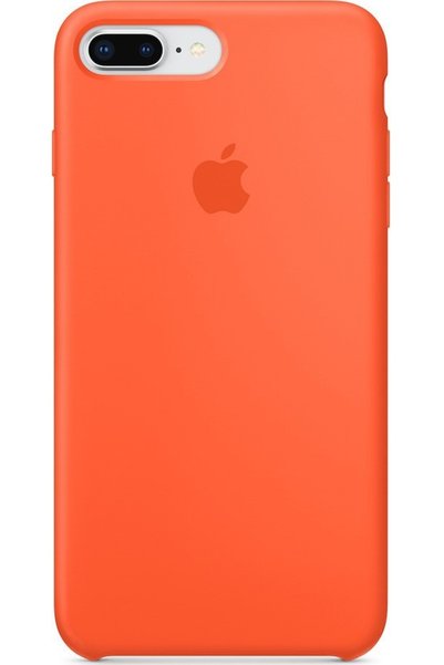 Apple iPhone 7/8 Plus Πορτοκαλί Θήκη Σιλικόνης