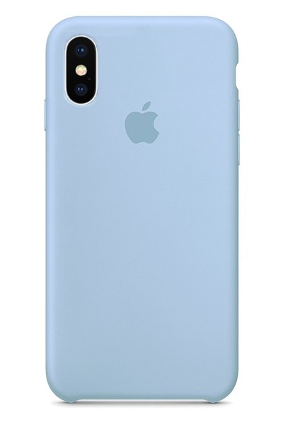 Apple iPhone XS Max Γαλάζια Θήκη Σιλικόνης