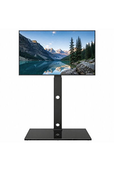 BONTEC Suport TV pentru televizor 30-70 inch cu sticlă securizată, suportă o ...