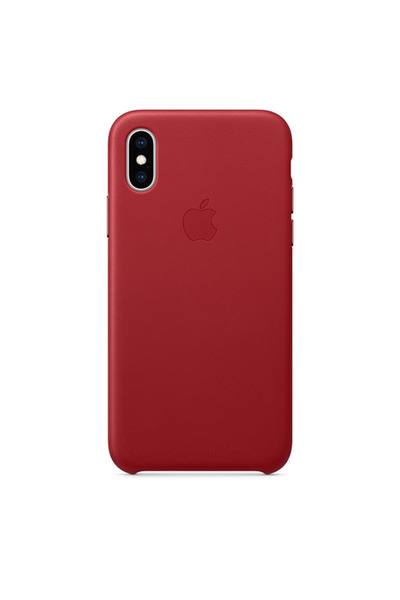 Apple Δερμάτινη Θήκη iPhone XS Κόκκινη
