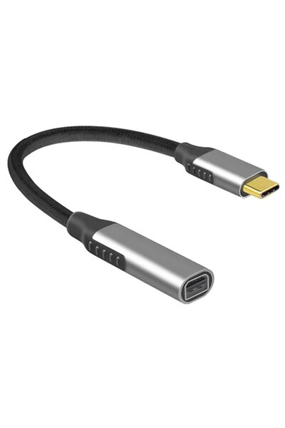 DETECH Προσαρμογέας DeTech, USB 3.1 Type-C – Mini DP, 4K, 60Hz, Γκρι - 17838