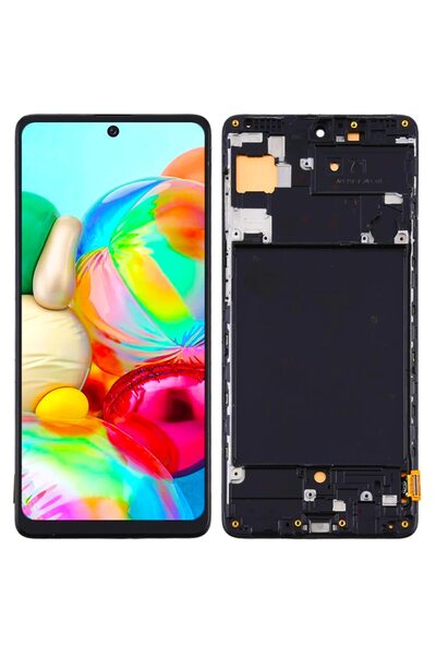 Tradebit Display LCD + Ecran tactil Samsung Galaxy A71 SM-A715F Incell Ramă n...
