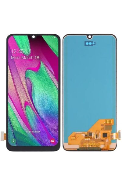 Tradebit Display compatibil Samsung Galaxy A40 A405 SM-A405 Incell, Negru, LC...