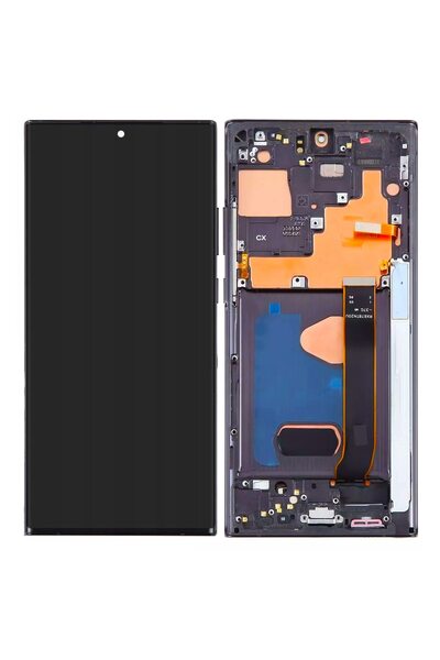 Tradebit Ecran OLED tactil LCD cu ramă pentru Samsung Galaxy Note 20 Ultra 5G