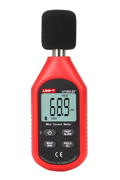 unı-t Ψηφιακός μετρητής στάθμης ήχου UT353BT 30-130dB Bluetooth