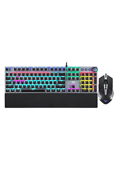 Aula Ενσύρματο Σετ Gaming T500, Γκρι - 6148