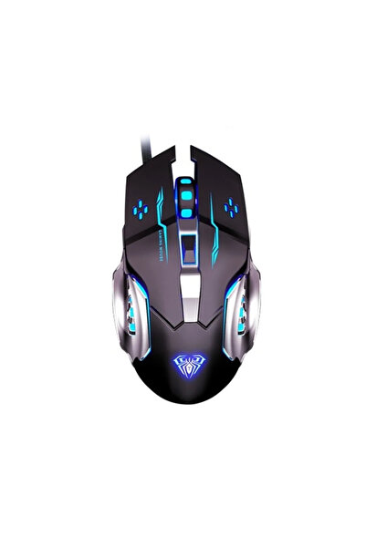 Aula S20 Ποντίκι Gaming, Οπτικό, 6D, Μαύρο - 736