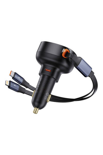 Baseus Φορτιστής αυτοκινήτου Enjoyment Pro 60W Με καλώδιο Type-C και Lightnin...