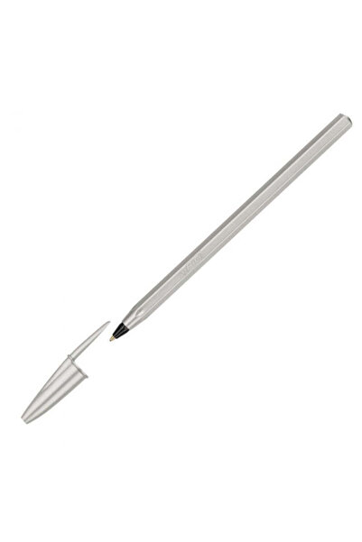 Bic Στυλό Κρίσταλ Κλέις Μεταλλικό Ασημί Μπλε 1.0mm