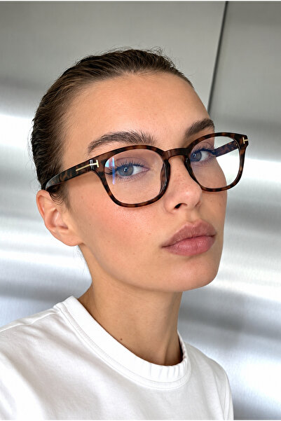 REN EYEWEAR REN Sterna Kadın Mavi Işık Filtreli Gözlük – Blue Block Cam, Leop...