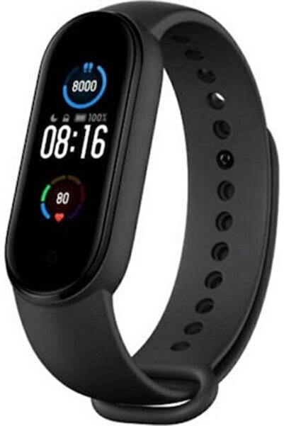 Xiaomi Λουράκι Σιλικόνης Lilak© Για Mi Band 5 Μαύρο